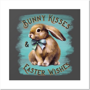 Bunny kisses and Easter wishes Posters and Art